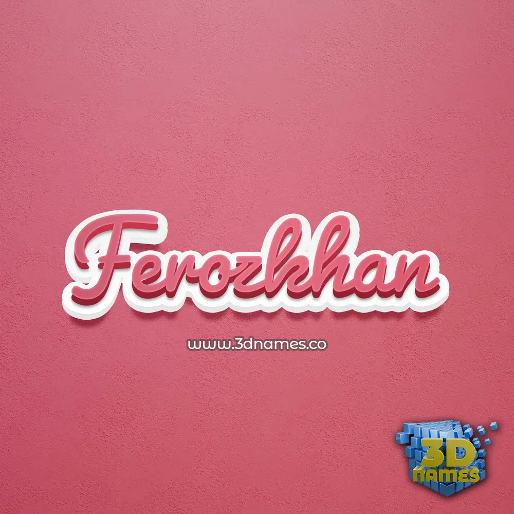 ferozkhan in Red Scribble style - 3D name wallpaper ferozkhan in Red Scribble style - 3D name wallpaper