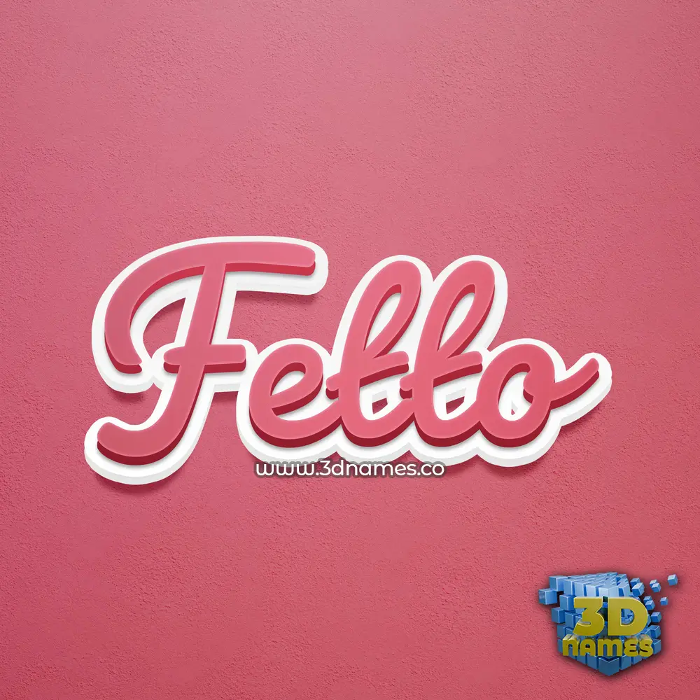 fetto in Red Scribble style - 3D name wallpaper fetto in Red Scribble style - 3D name wallpaper