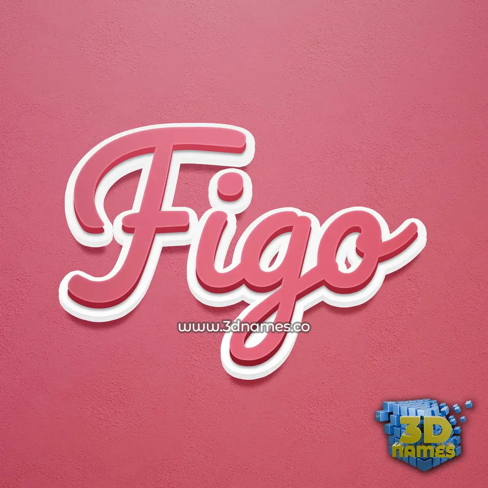 figo in Red Scribble style - 3D name wallpaper figo in Red Scribble style - 3D name wallpaper