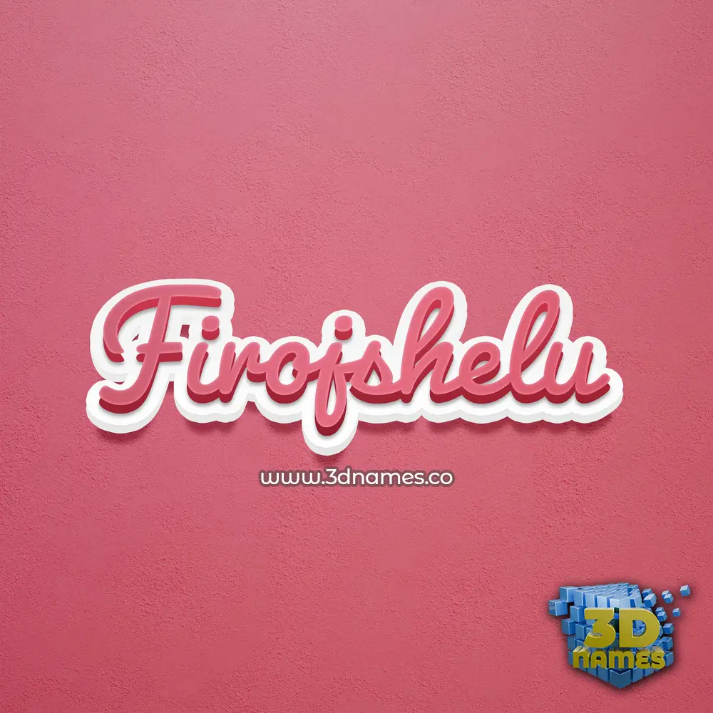 firojshelu in Red Scribble style - 3D name wallpaper firojshelu in Red Scribble style - 3D name wallpaper