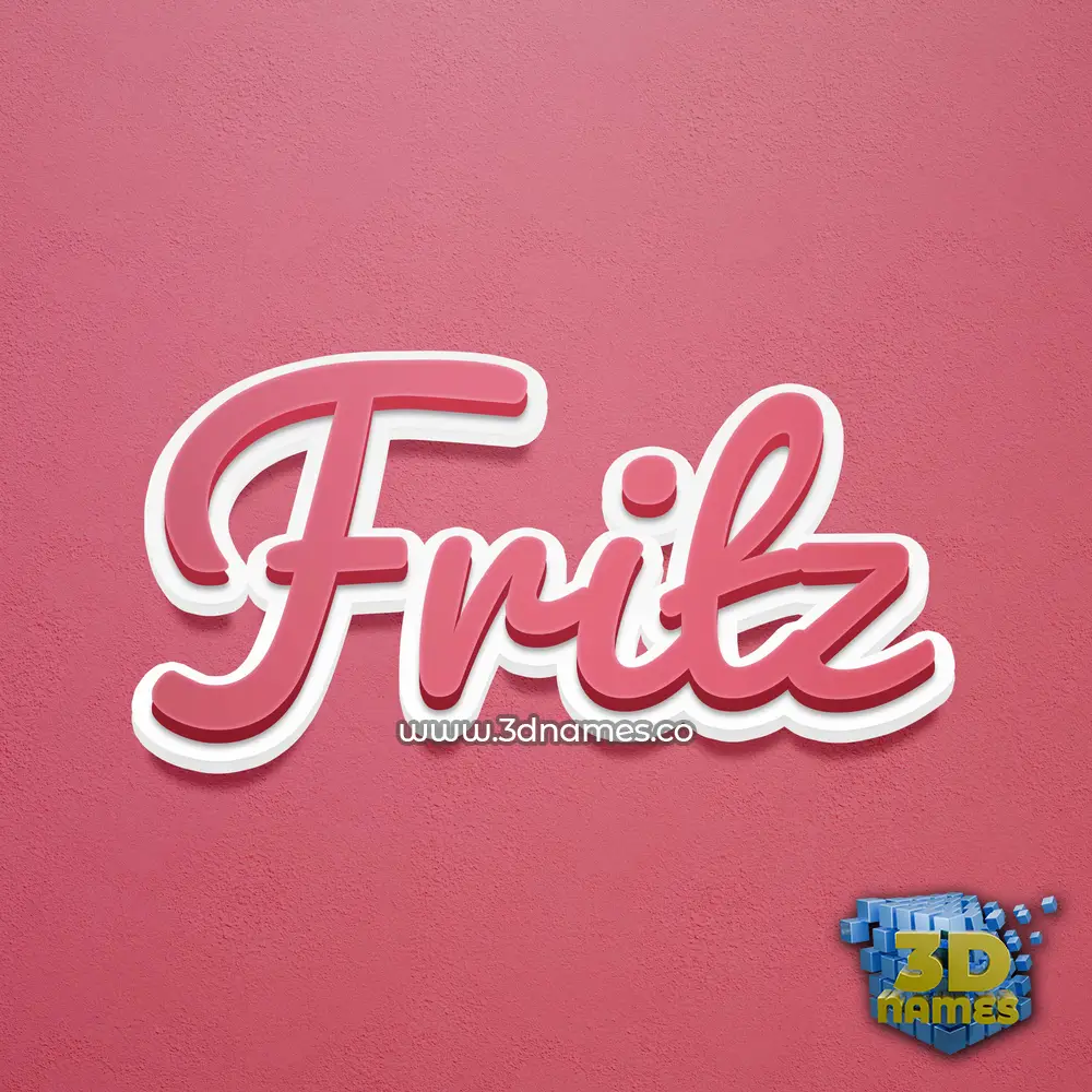 fritz in Red Scribble style - 3D name wallpaper fritz in Red Scribble style - 3D name wallpaper