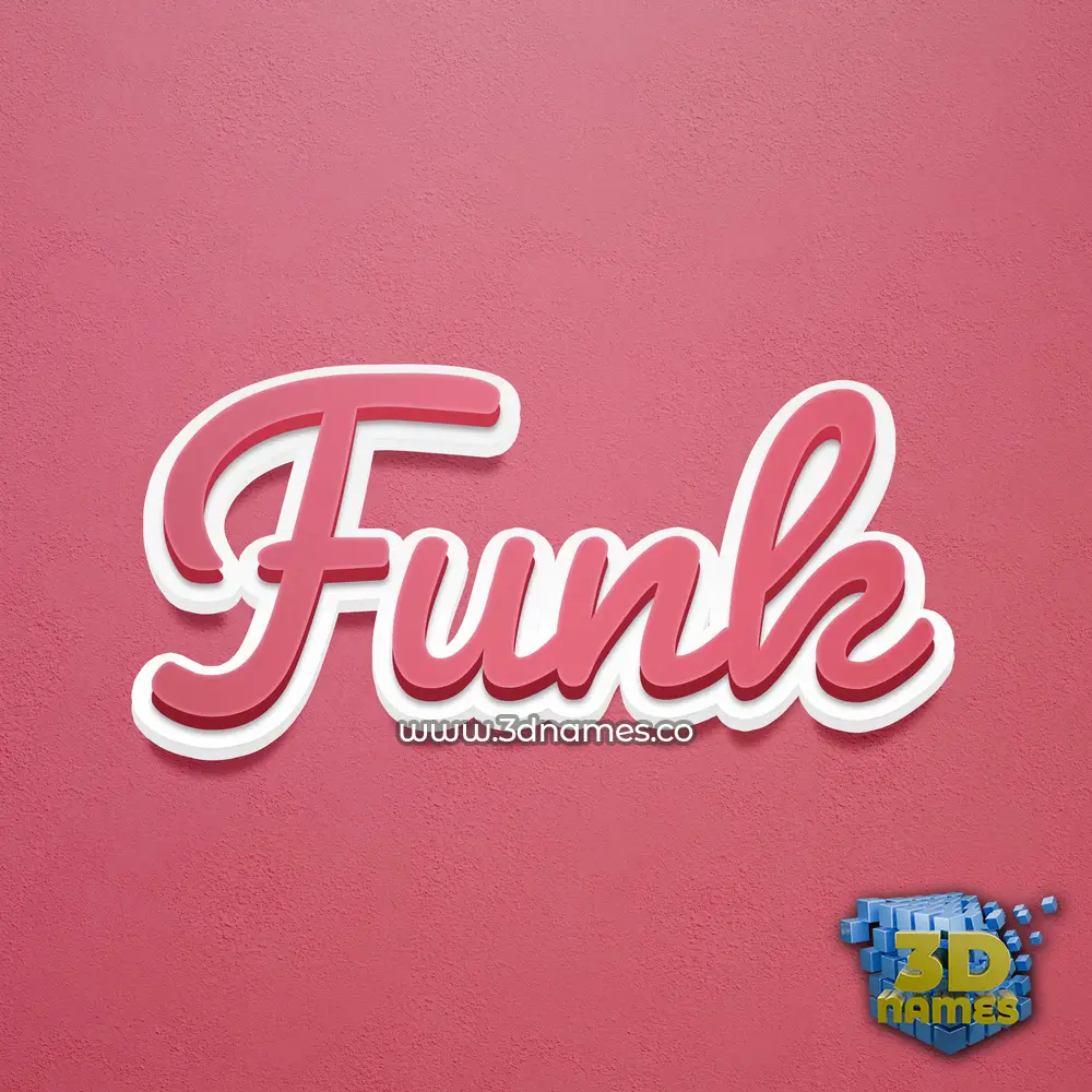 funk in Red Scribble style - 3D name wallpaper funk in Red Scribble style - 3D name wallpaper