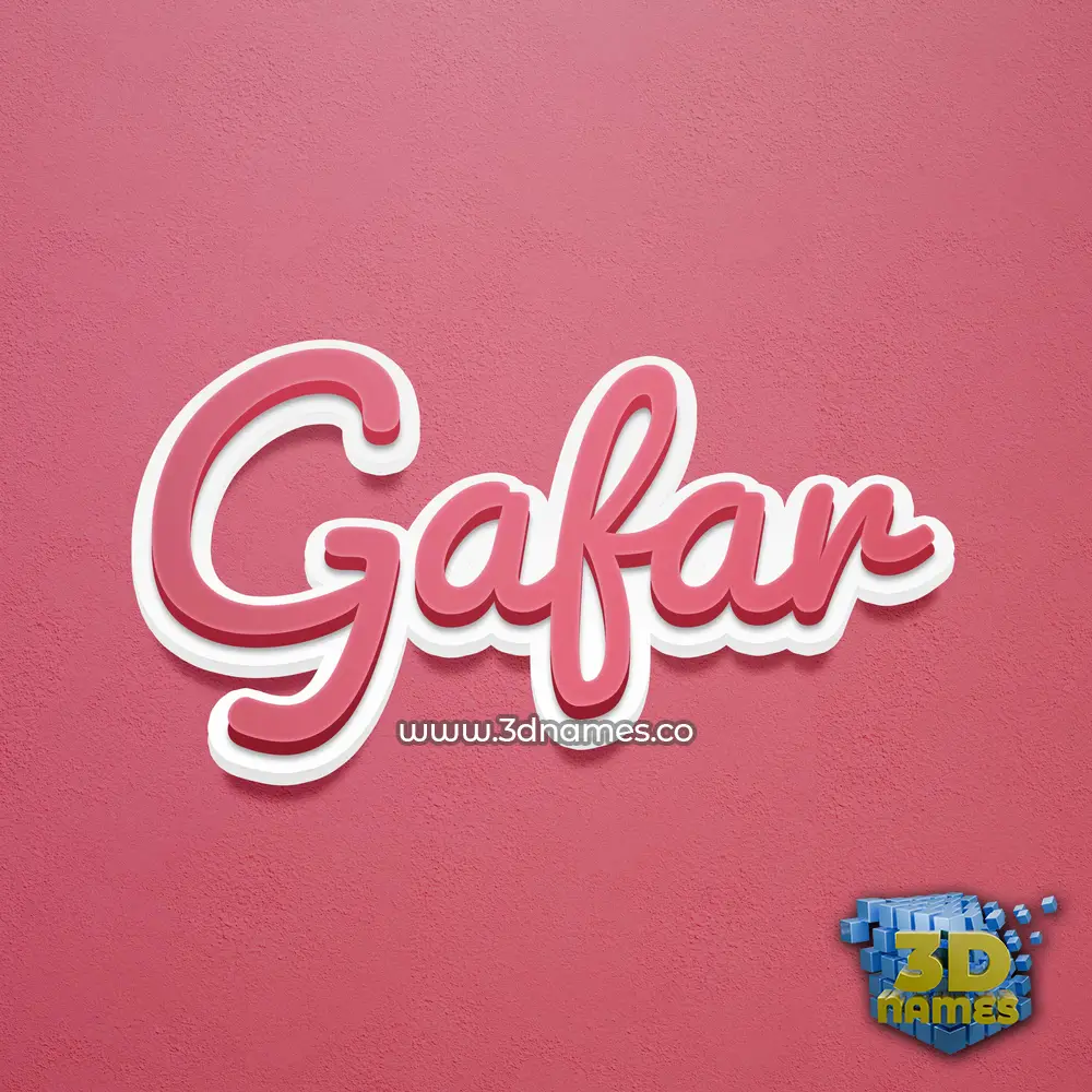 gafar in Red Scribble style - 3D name wallpaper gafar in Red Scribble style - 3D name wallpaper