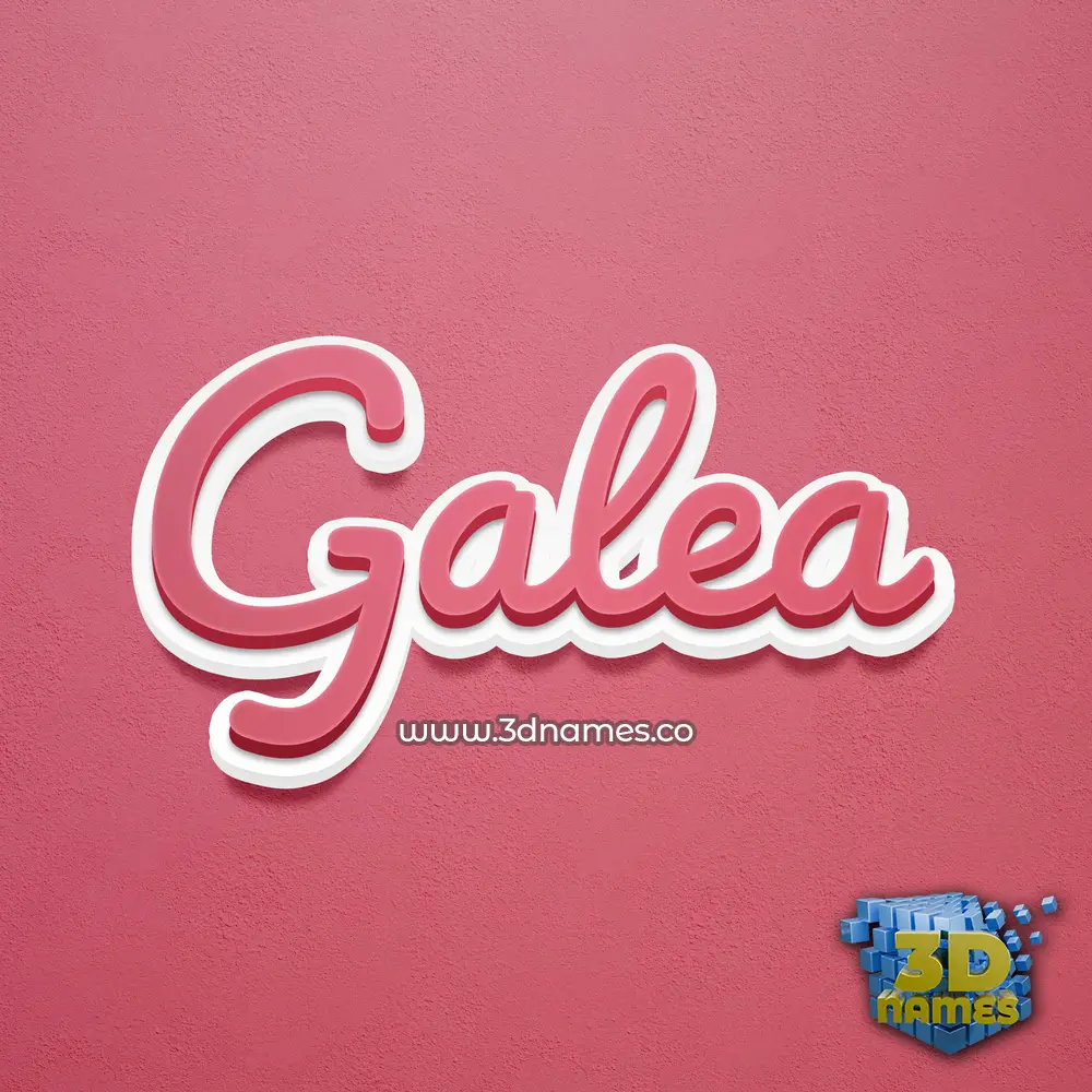 galea in Red Scribble style - 3D name wallpaper galea in Red Scribble style - 3D name wallpaper