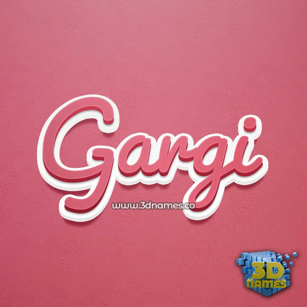 gargi in Red Scribble style - 3D name wallpaper gargi in Red Scribble style - 3D name wallpaper