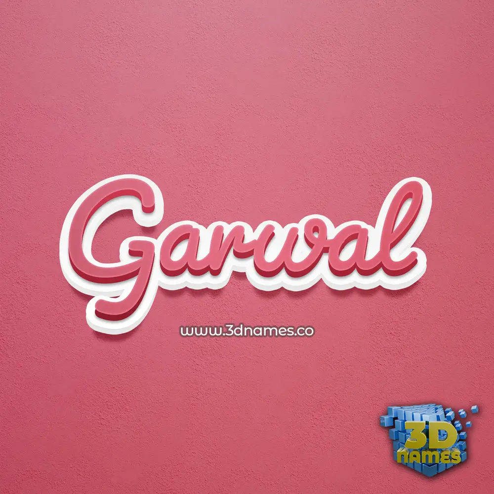 garwal in Red Scribble style - 3D name wallpaper garwal in Red Scribble style - 3D name wallpaper