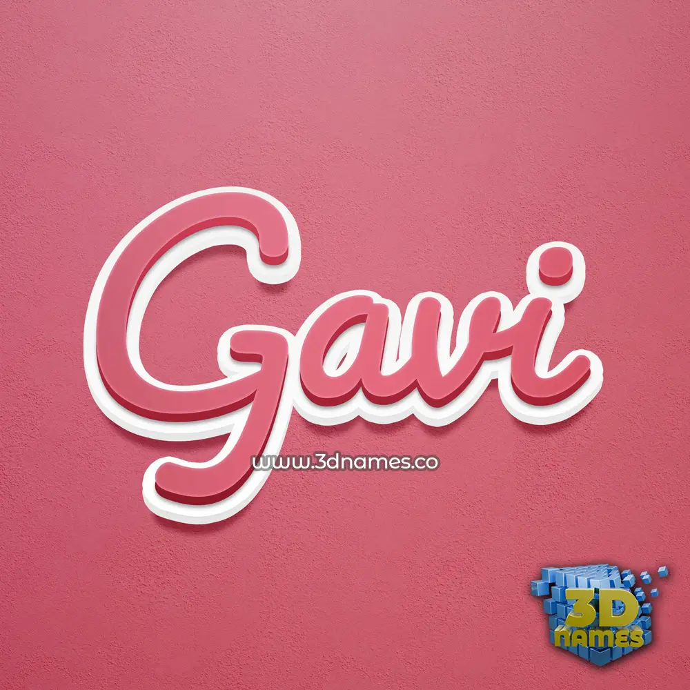 gavi in Red Scribble style - 3D name wallpaper gavi in Red Scribble style - 3D name wallpaper