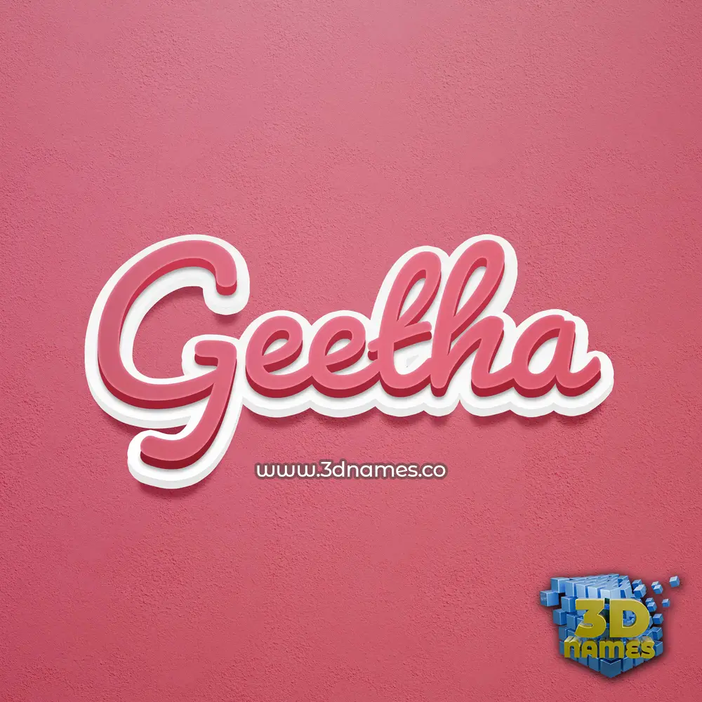 geetha in Red Scribble style - 3D name wallpaper geetha in Red Scribble style - 3D name wallpaper