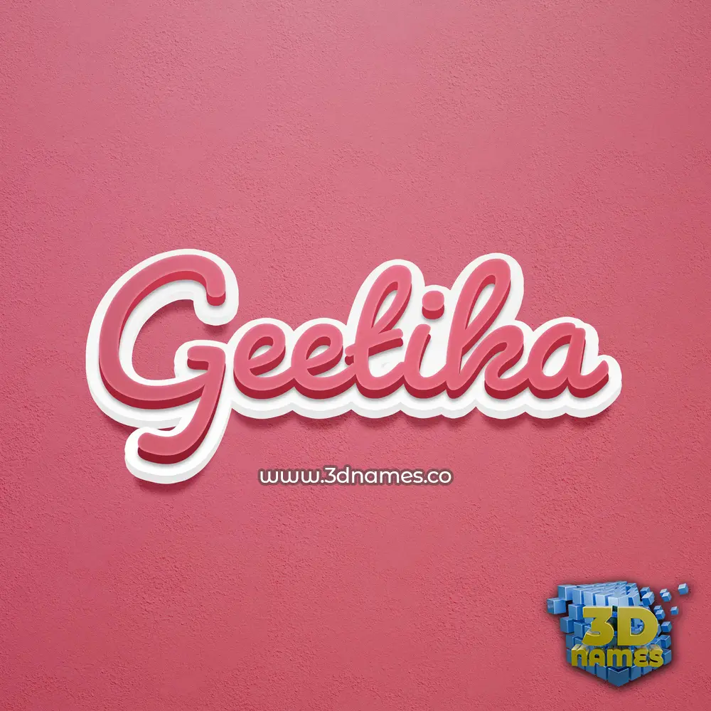 geetika in Red Scribble style - 3D name wallpaper geetika in Red Scribble style - 3D name wallpaper