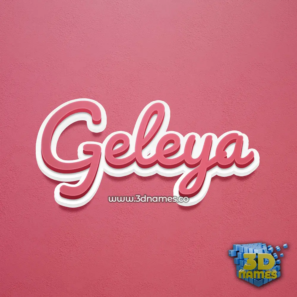 geleya in Red Scribble style - 3D name wallpaper geleya in Red Scribble style - 3D name wallpaper