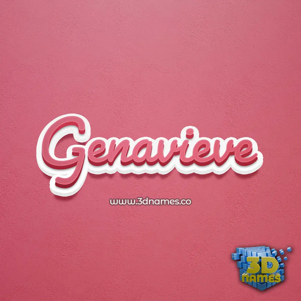 genavieve in Red Scribble style - 3D name wallpaper genavieve in Red Scribble style - 3D name wallpaper