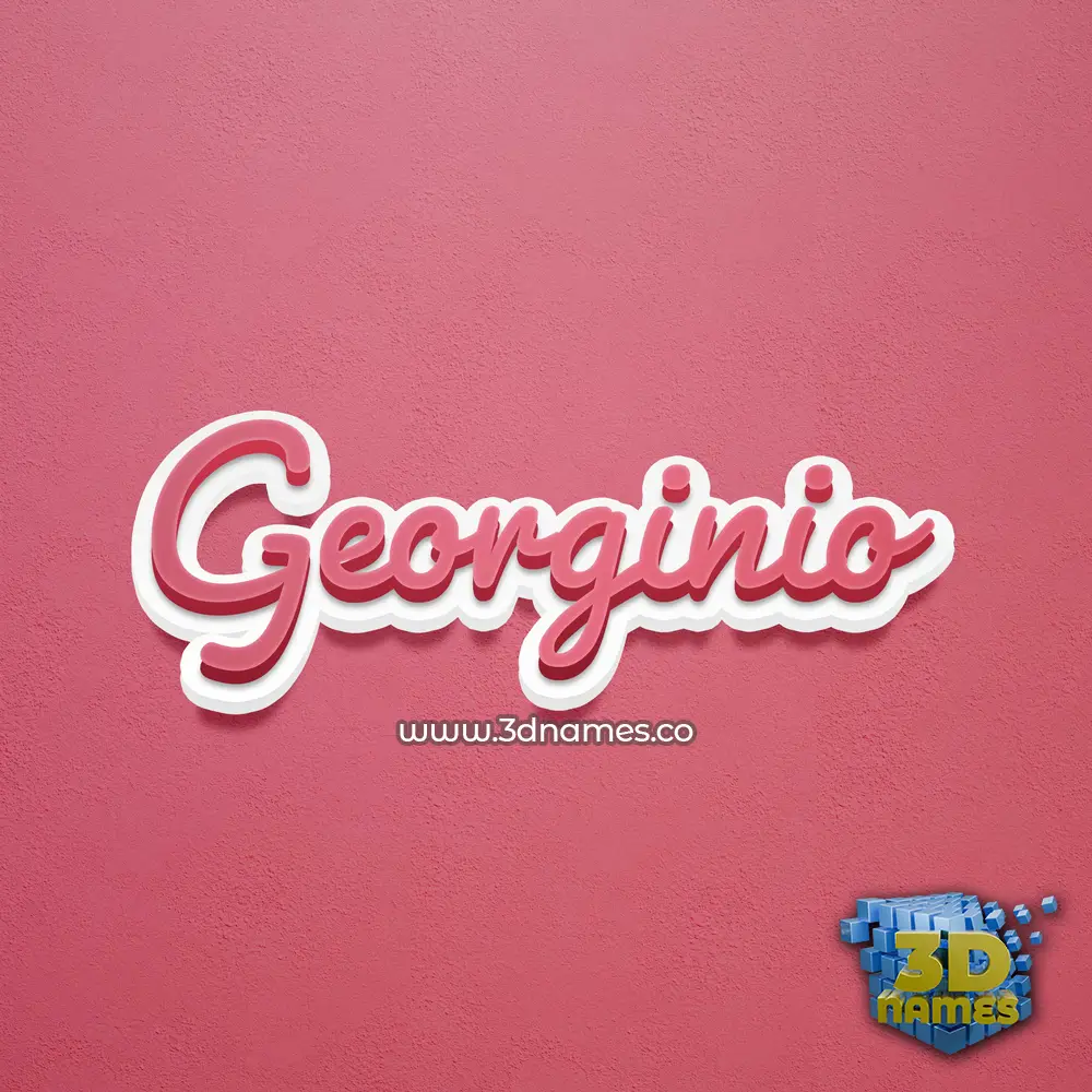 georginio in Red Scribble style - 3D name wallpaper georginio in Red Scribble style - 3D name wallpaper