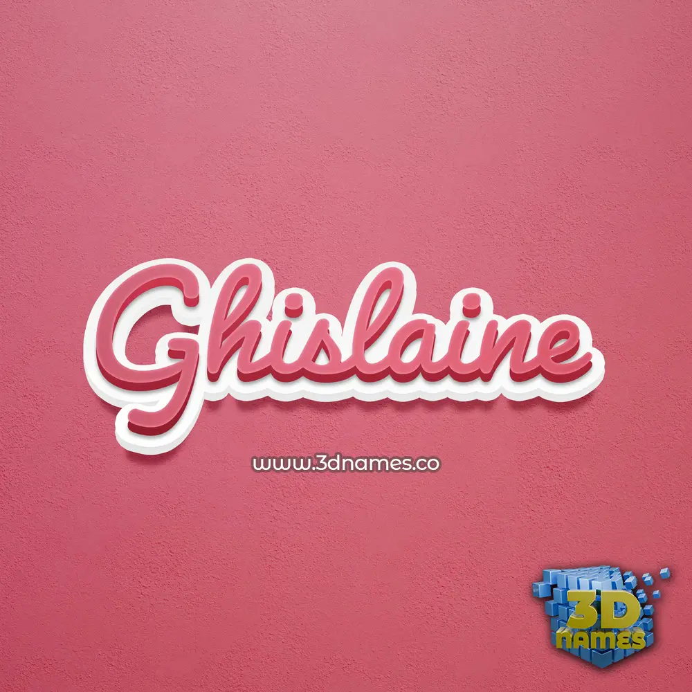 ghislaine in Red Scribble style - 3D name wallpaper ghislaine in Red Scribble style - 3D name wallpaper