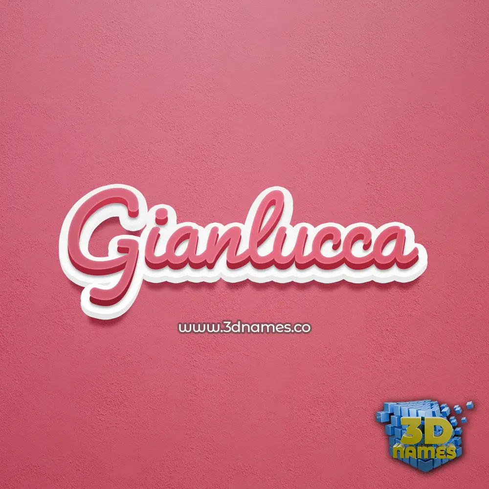 gianlucca in Red Scribble style - 3D name wallpaper gianlucca in Red Scribble style - 3D name wallpaper