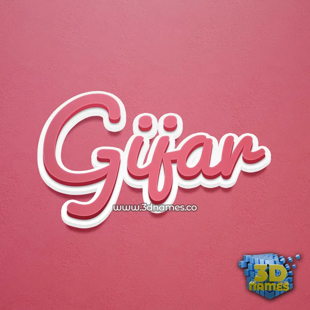 gijar in Red Scribble style - 3D name wallpaper gijar in Red Scribble style - 3D name wallpaper