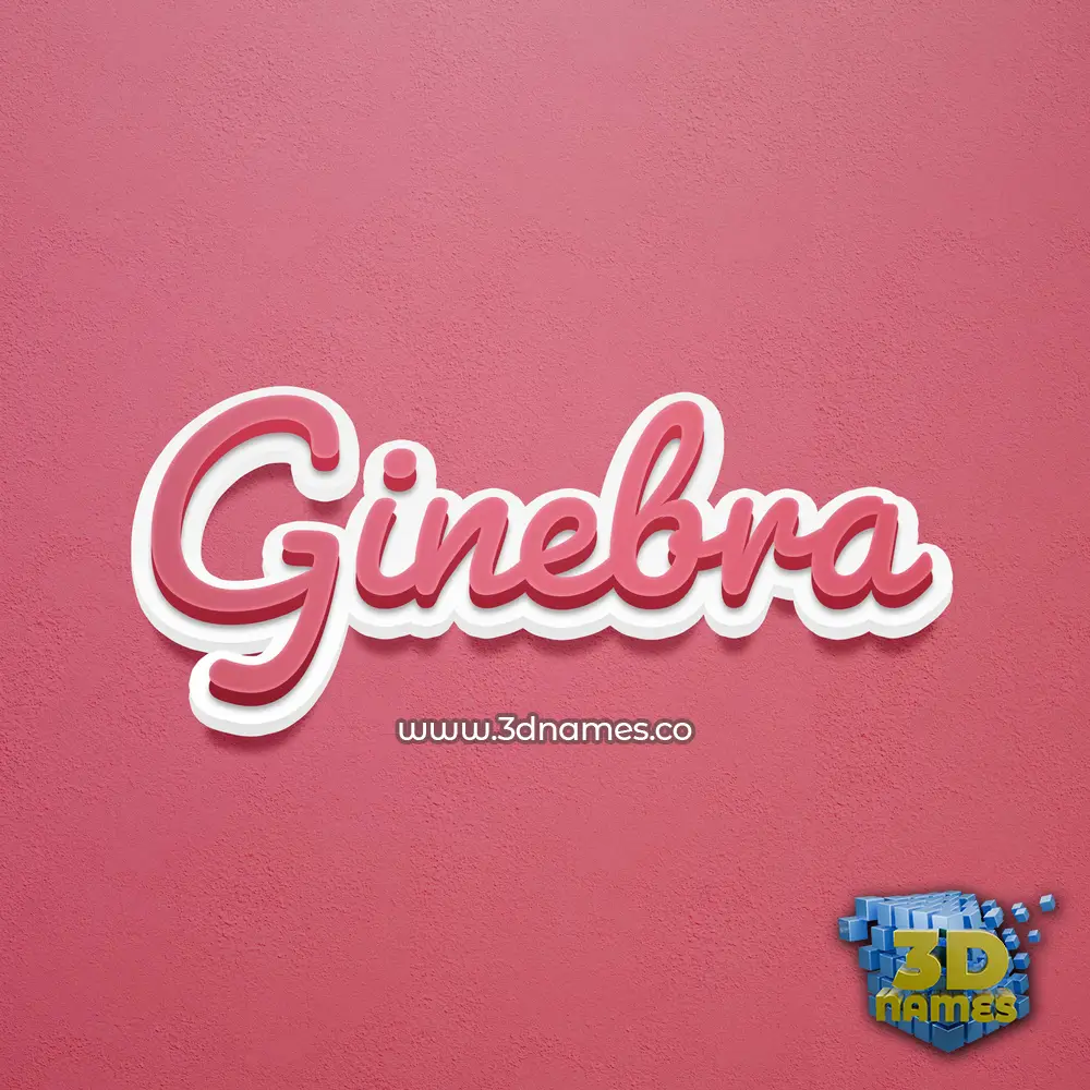 ginebra in Red Scribble style - 3D name wallpaper ginebra in Red Scribble style - 3D name wallpaper