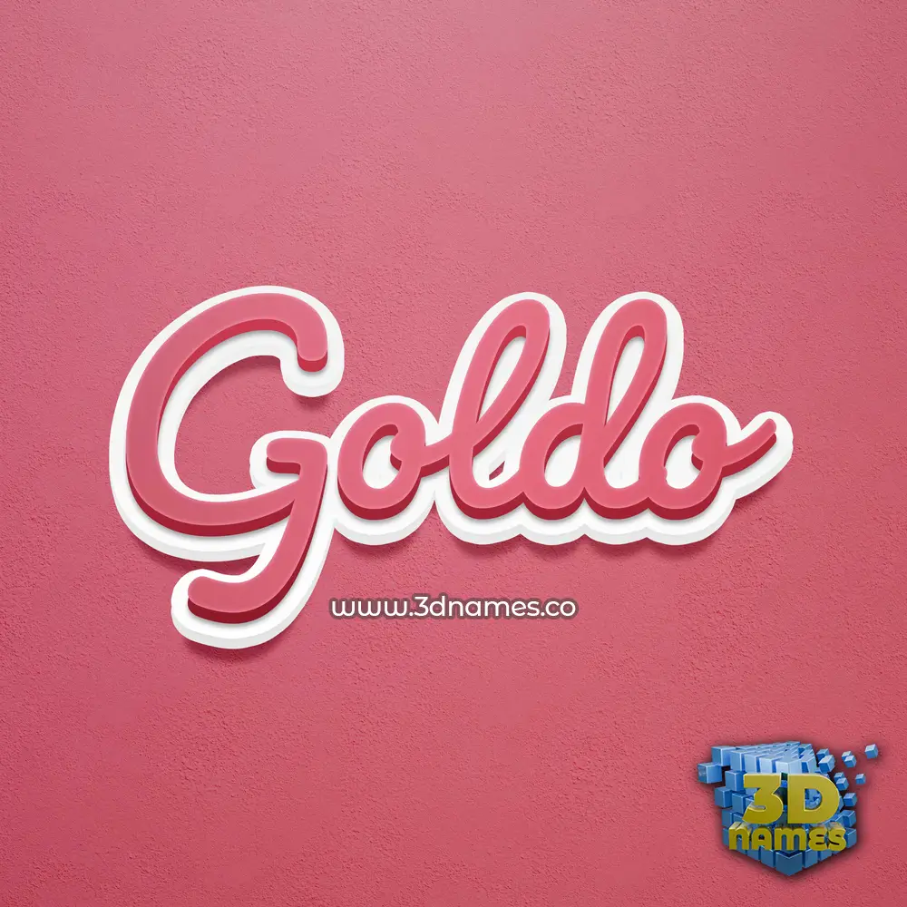 goldo in Red Scribble style - 3D name wallpaper goldo in Red Scribble style - 3D name wallpaper