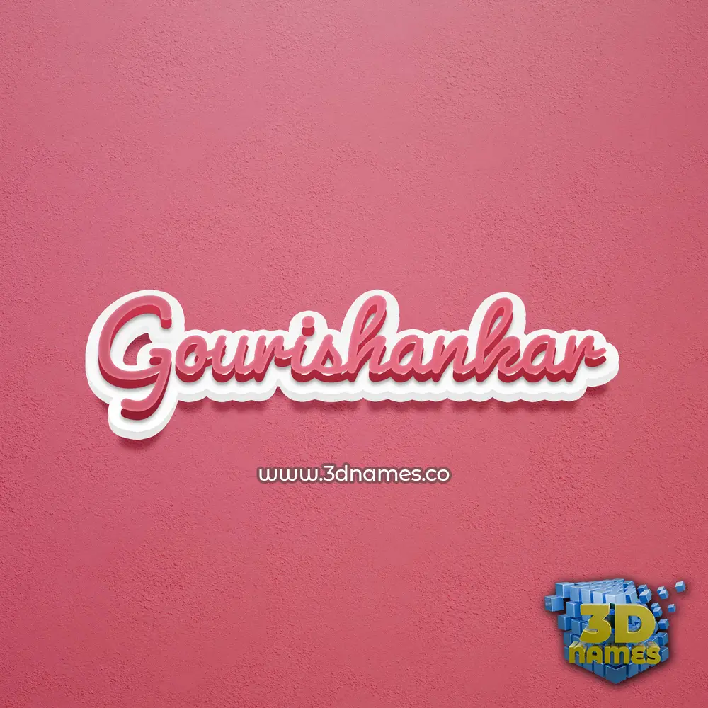 gourishankar in Red Scribble style - 3D name wallpaper gourishankar in Red Scribble style - 3D name wallpaper