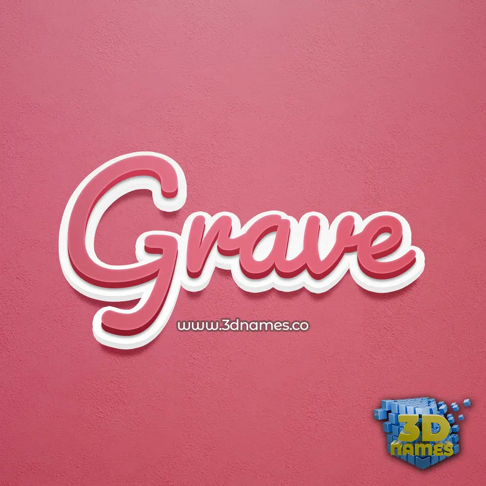 grave in Red Scribble style - 3D name wallpaper grave in Red Scribble style - 3D name wallpaper
