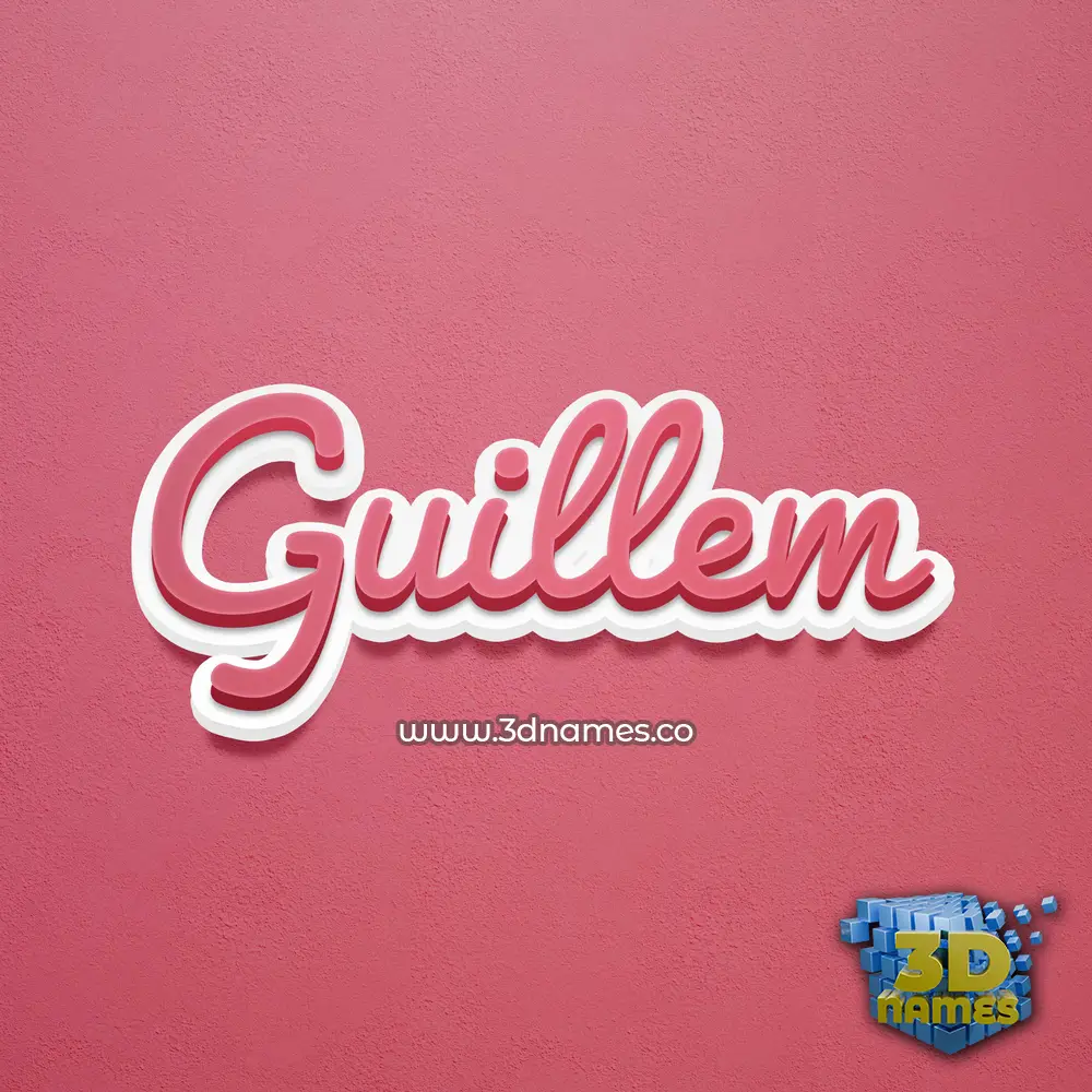 guillem in Red Scribble style - 3D name wallpaper guillem in Red Scribble style - 3D name wallpaper
