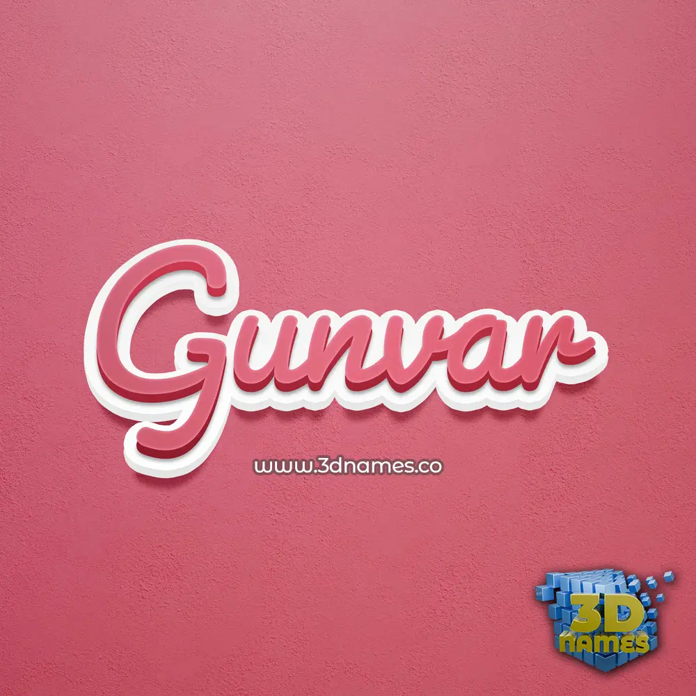 gunvar in Red Scribble style - 3D name wallpaper gunvar in Red Scribble style - 3D name wallpaper