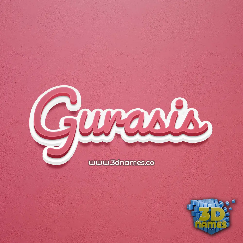 gurasis in Red Scribble style - 3D name wallpaper gurasis in Red Scribble style - 3D name wallpaper