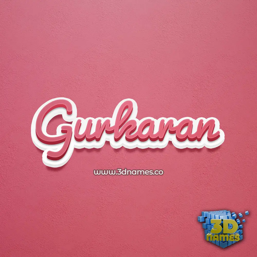 gurkaran in Red Scribble style - 3D name wallpaper gurkaran in Red Scribble style - 3D name wallpaper