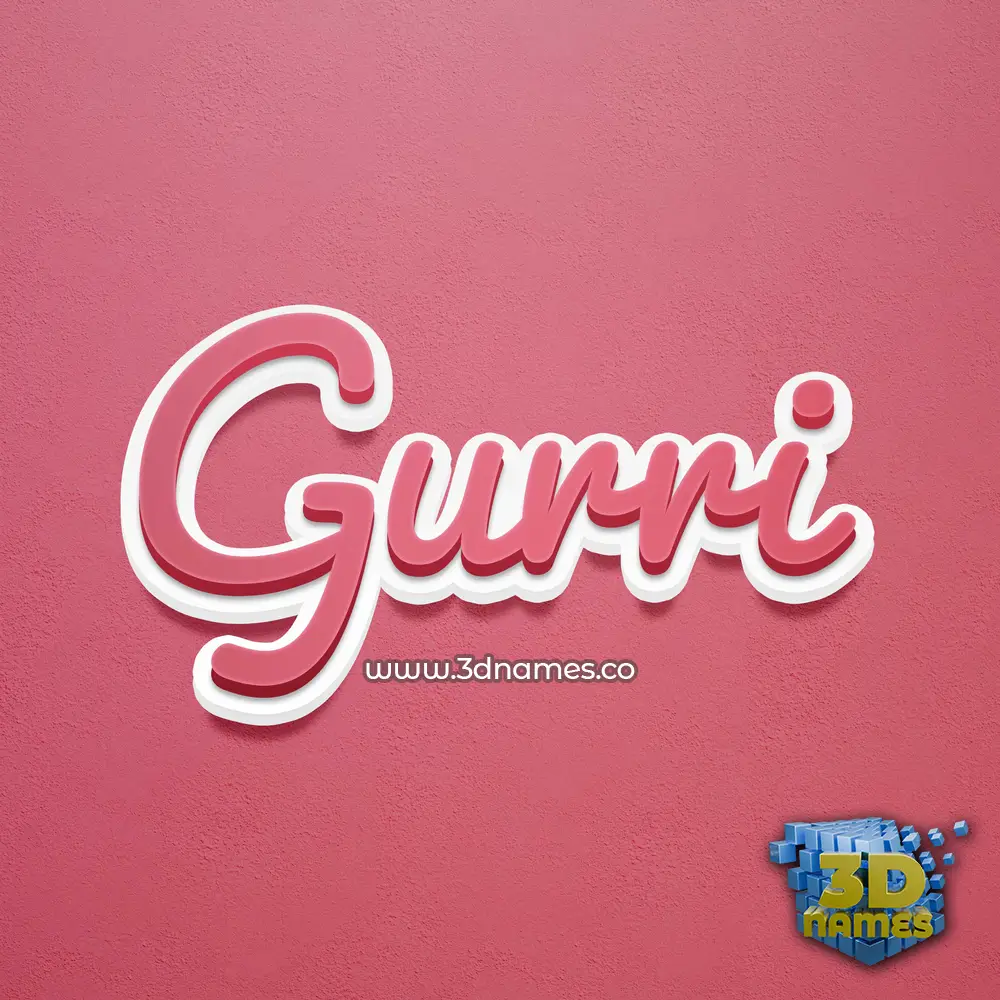 gurri in Red Scribble style - 3D name wallpaper gurri in Red Scribble style - 3D name wallpaper