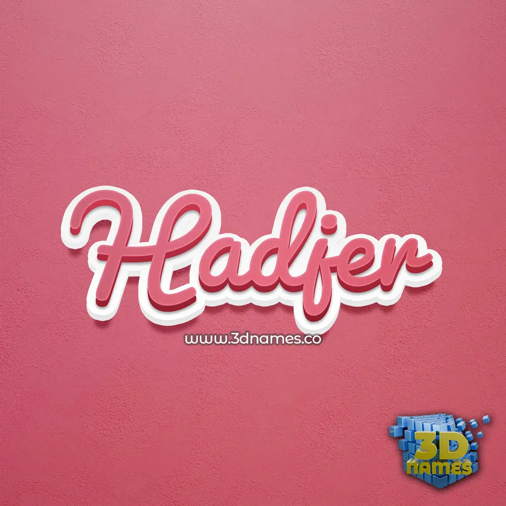 hadjer in Red Scribble style - 3D name wallpaper hadjer in Red Scribble style - 3D name wallpaper