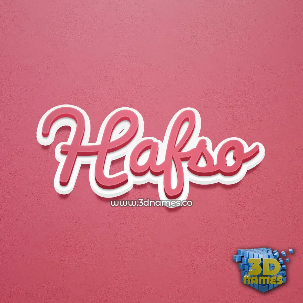 hafso in Red Scribble style - 3D name wallpaper hafso in Red Scribble style - 3D name wallpaper