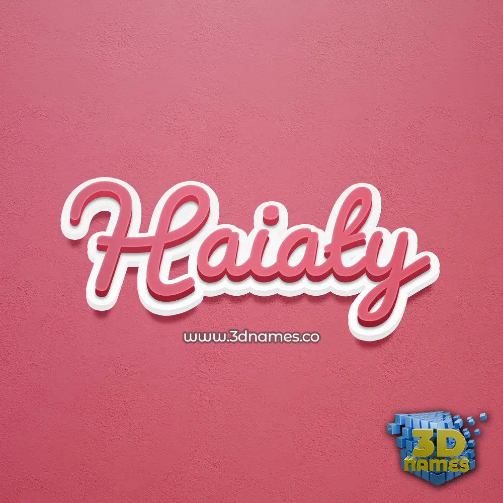 haiaty in Red Scribble style - 3D name wallpaper haiaty in Red Scribble style - 3D name wallpaper