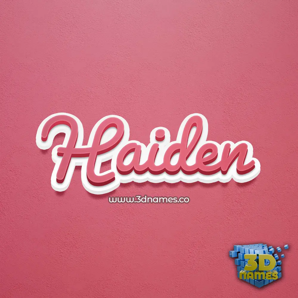 haiden in Red Scribble style - 3D name wallpaper haiden in Red Scribble style - 3D name wallpaper