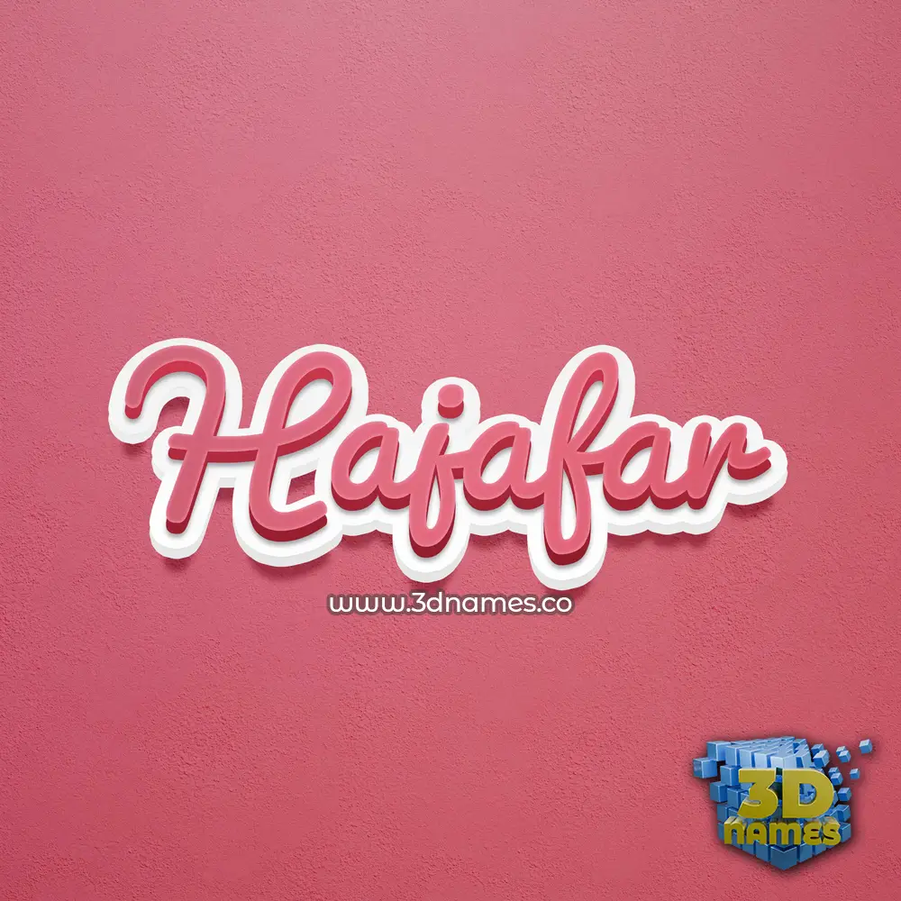 hajafar in Red Scribble style - 3D name wallpaper hajafar in Red Scribble style - 3D name wallpaper