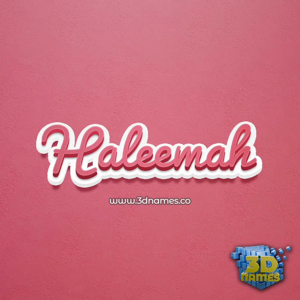 haleemah in Red Scribble style - 3D name wallpaper haleemah in Red Scribble style - 3D name wallpaper