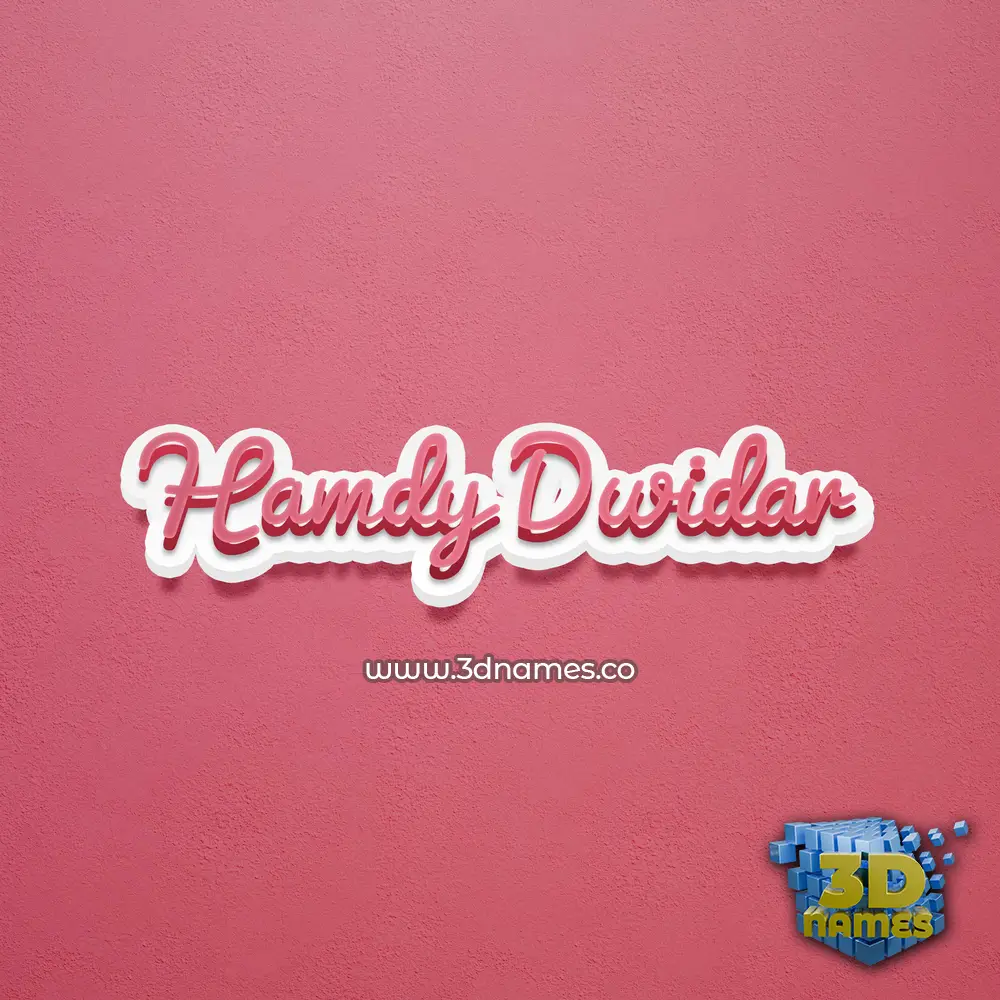 hamdy dwidar in Red Scribble style - 3D name wallpaper hamdy dwidar in Red Scribble style - 3D name wallpaper