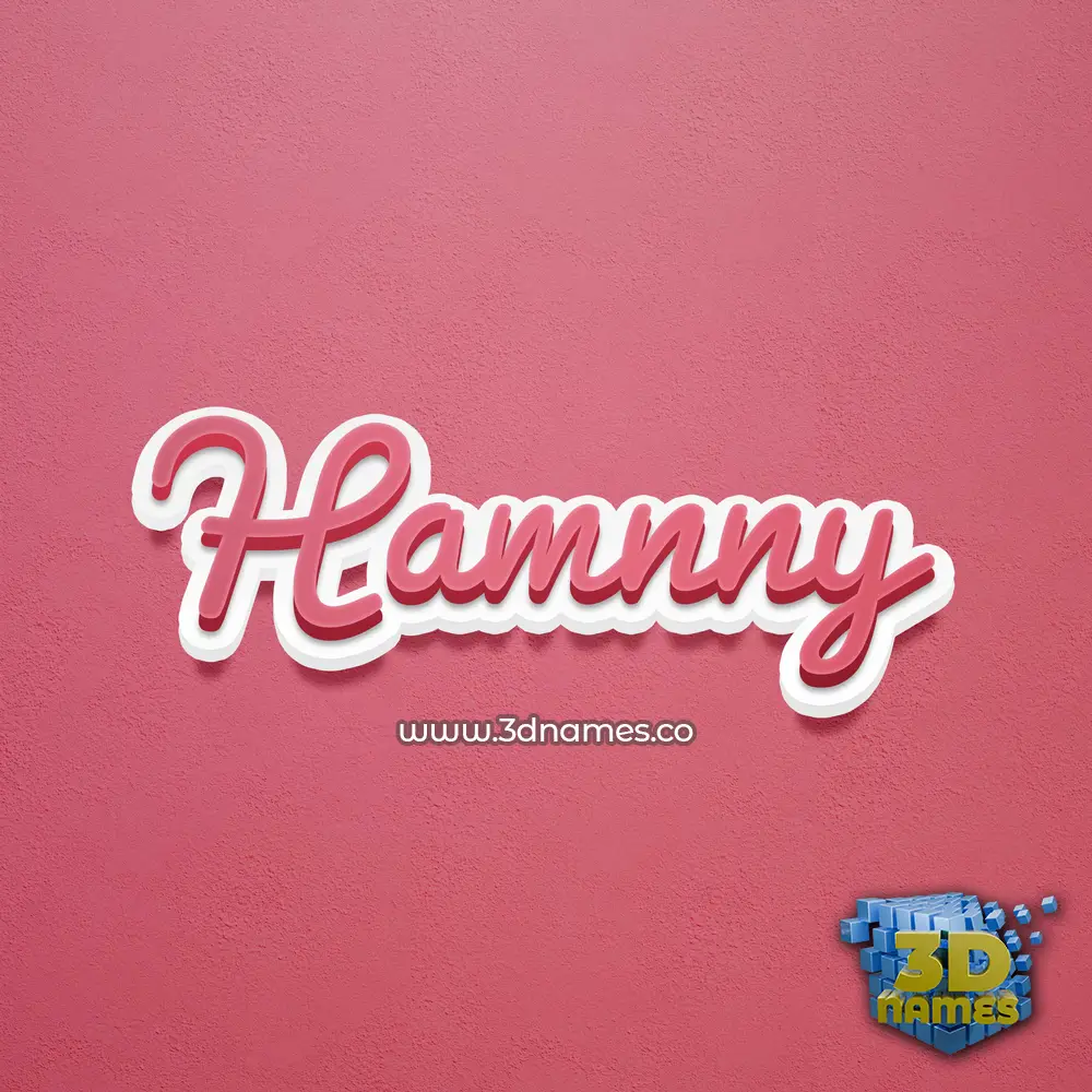 hamnny in Red Scribble style - 3D name wallpaper hamnny in Red Scribble style - 3D name wallpaper