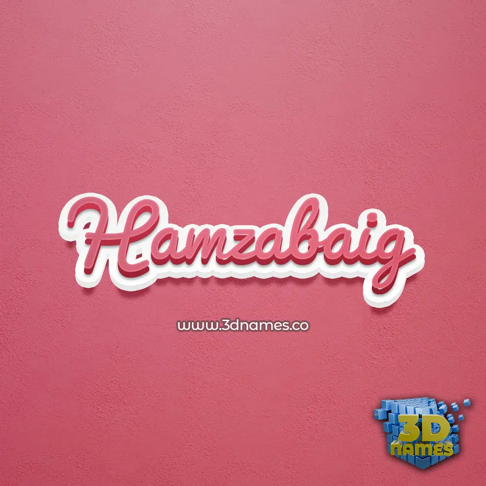 hamzabaig in Red Scribble style - 3D name wallpaper hamzabaig in Red Scribble style - 3D name wallpaper
