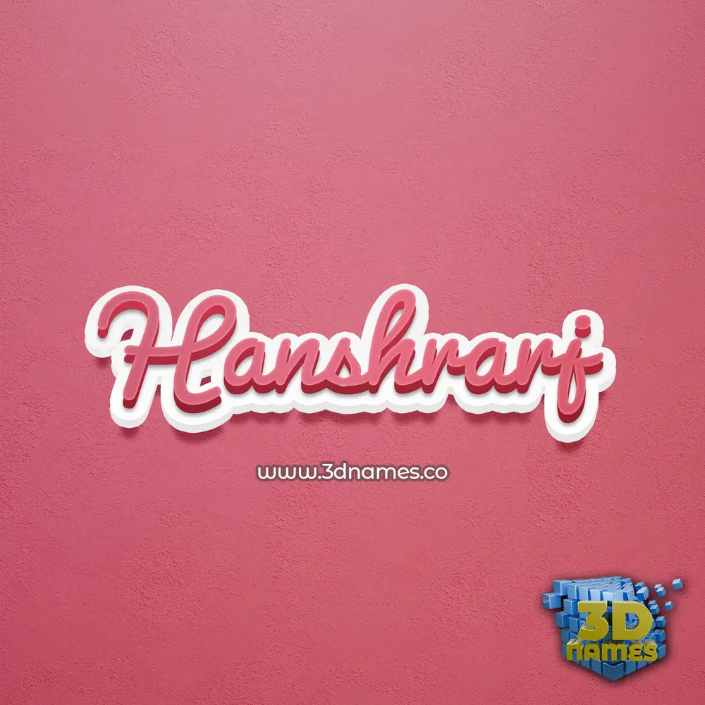 hanshrarj in Red Scribble style - 3D name wallpaper hanshrarj in Red Scribble style - 3D name wallpaper