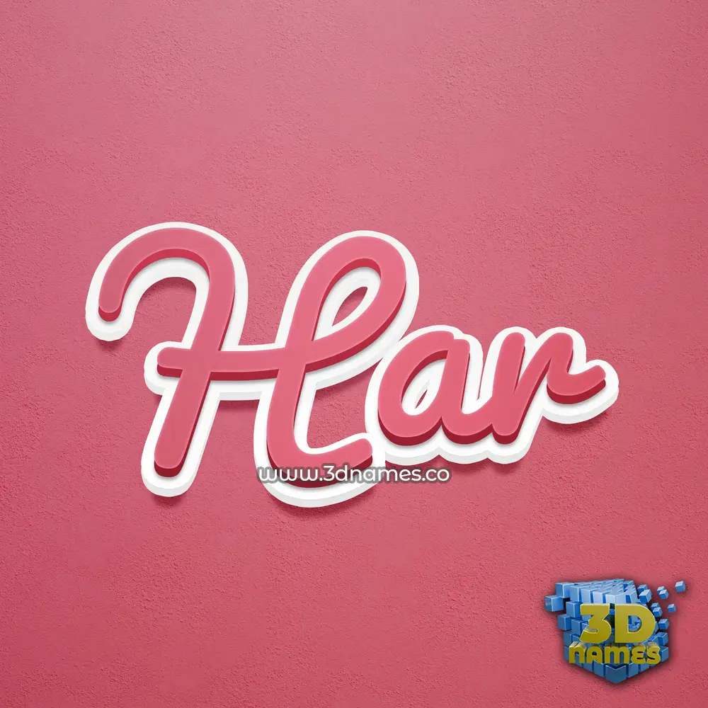 har in Red Scribble style - 3D name wallpaper har in Red Scribble style - 3D name wallpaper