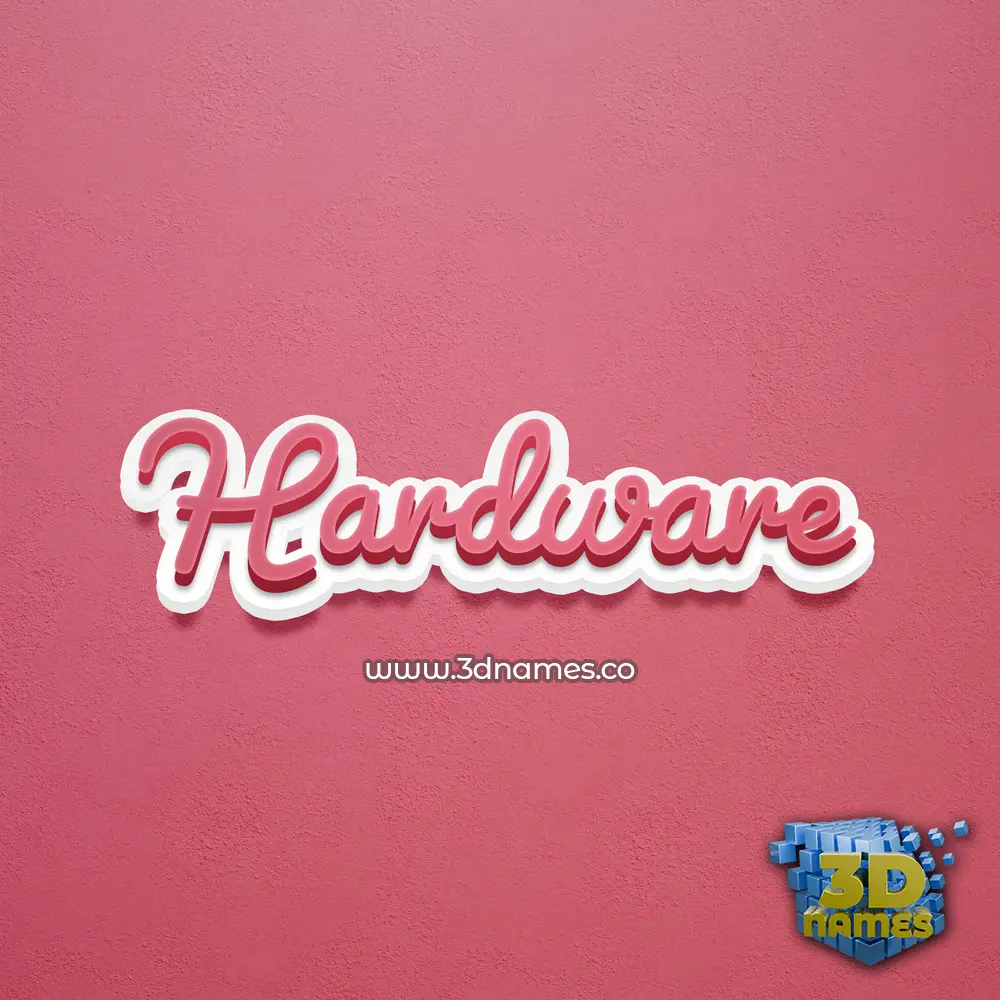 hardware in Red Scribble style - 3D name wallpaper hardware in Red Scribble style - 3D name wallpaper