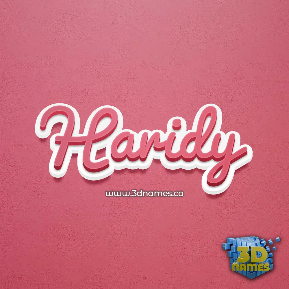haridy in Red Scribble style - 3D name wallpaper haridy in Red Scribble style - 3D name wallpaper