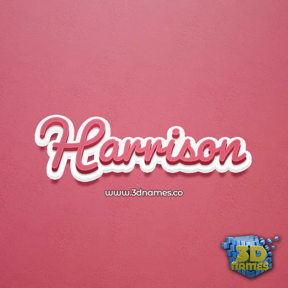 harrison in Red Scribble style - 3D name wallpaper harrison in Red Scribble style - 3D name wallpaper