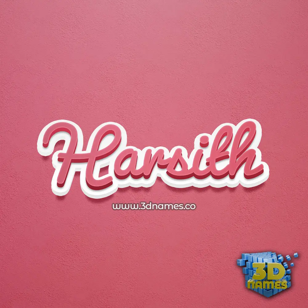 harsith in Red Scribble style - 3D name wallpaper harsith in Red Scribble style - 3D name wallpaper