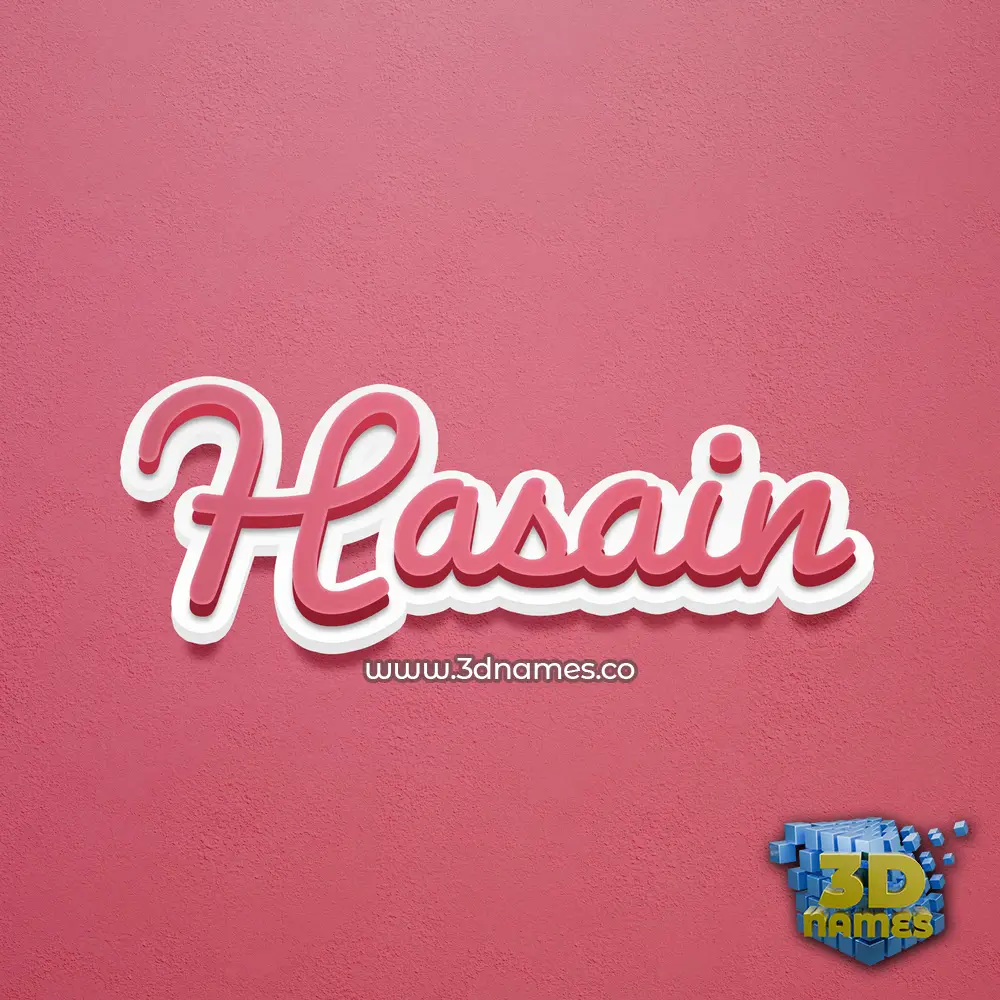 hasain in Red Scribble style - 3D name wallpaper hasain in Red Scribble style - 3D name wallpaper