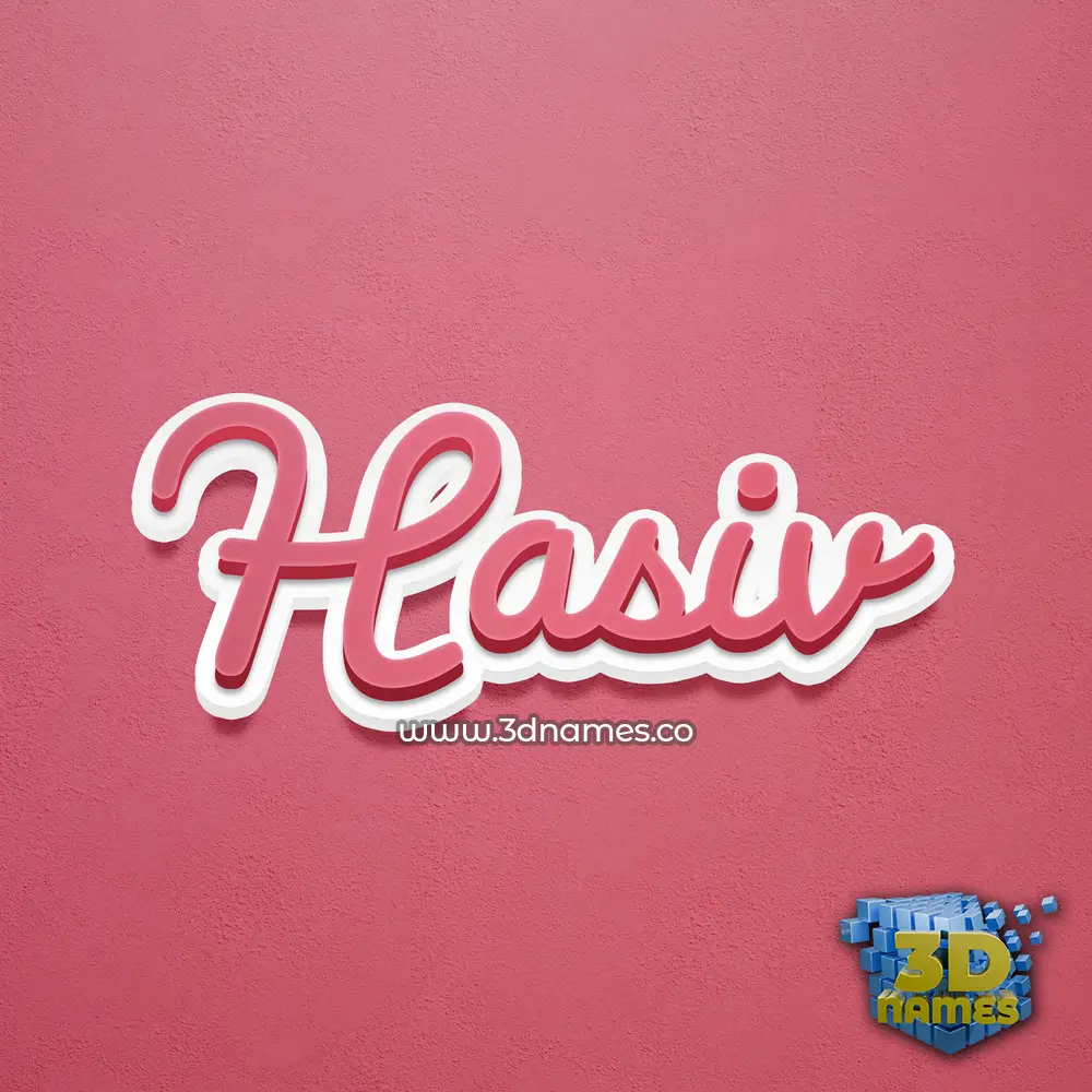 hasiv in Red Scribble style - 3D name wallpaper hasiv in Red Scribble style - 3D name wallpaper