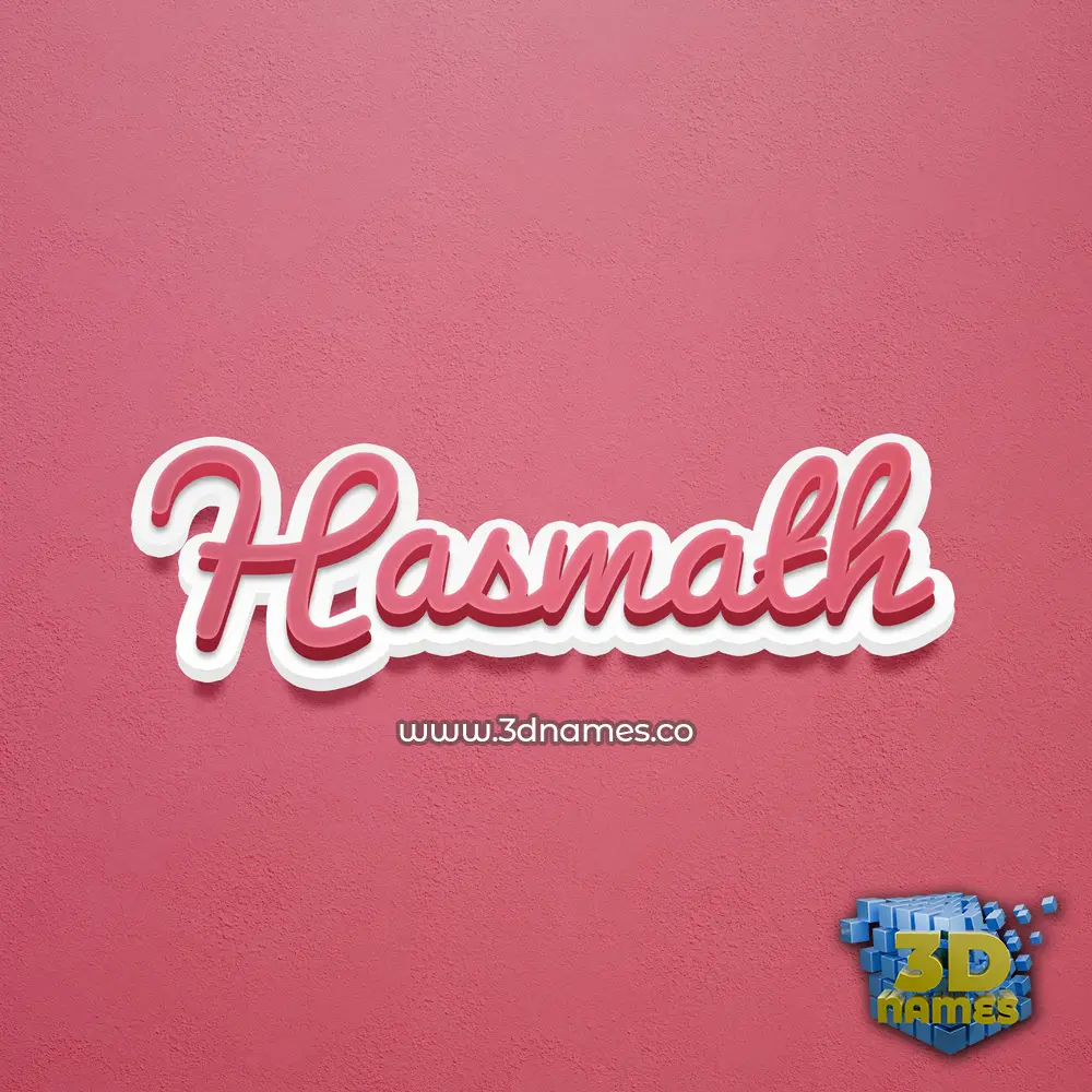 hasmath in Red Scribble style - 3D name wallpaper hasmath in Red Scribble style - 3D name wallpaper