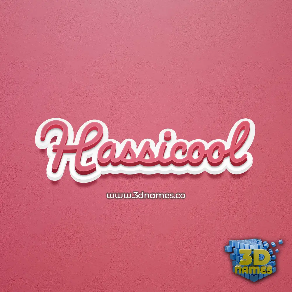 hassicool in Red Scribble style - 3D name wallpaper hassicool in Red Scribble style - 3D name wallpaper