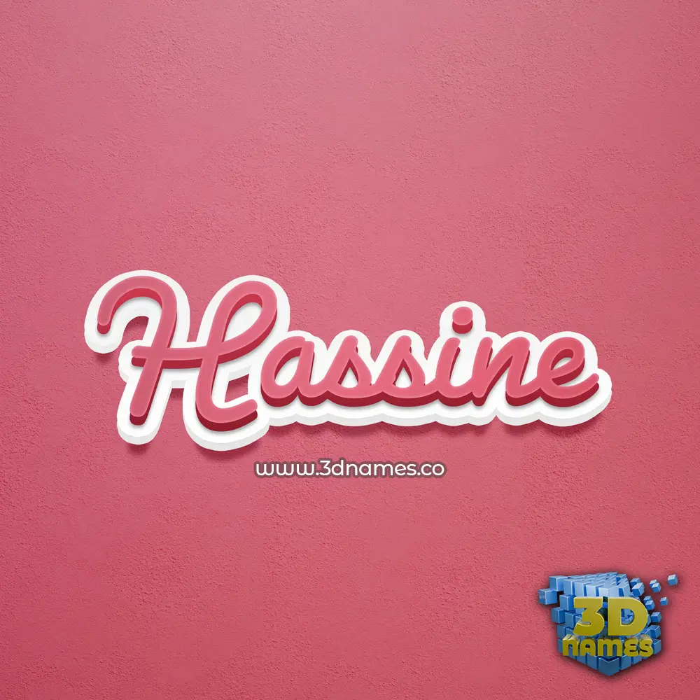 hassine in Red Scribble style - 3D name wallpaper hassine in Red Scribble style - 3D name wallpaper