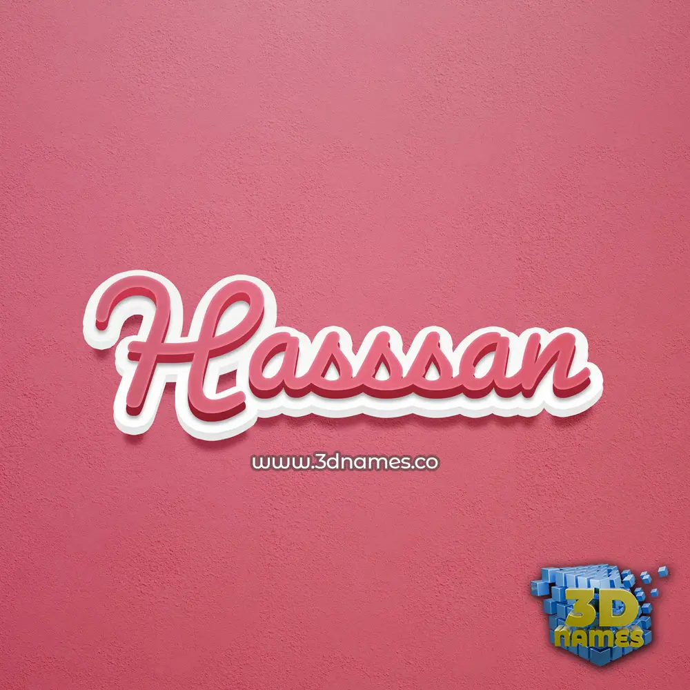hasssan in Red Scribble style - 3D name wallpaper hasssan in Red Scribble style - 3D name wallpaper
