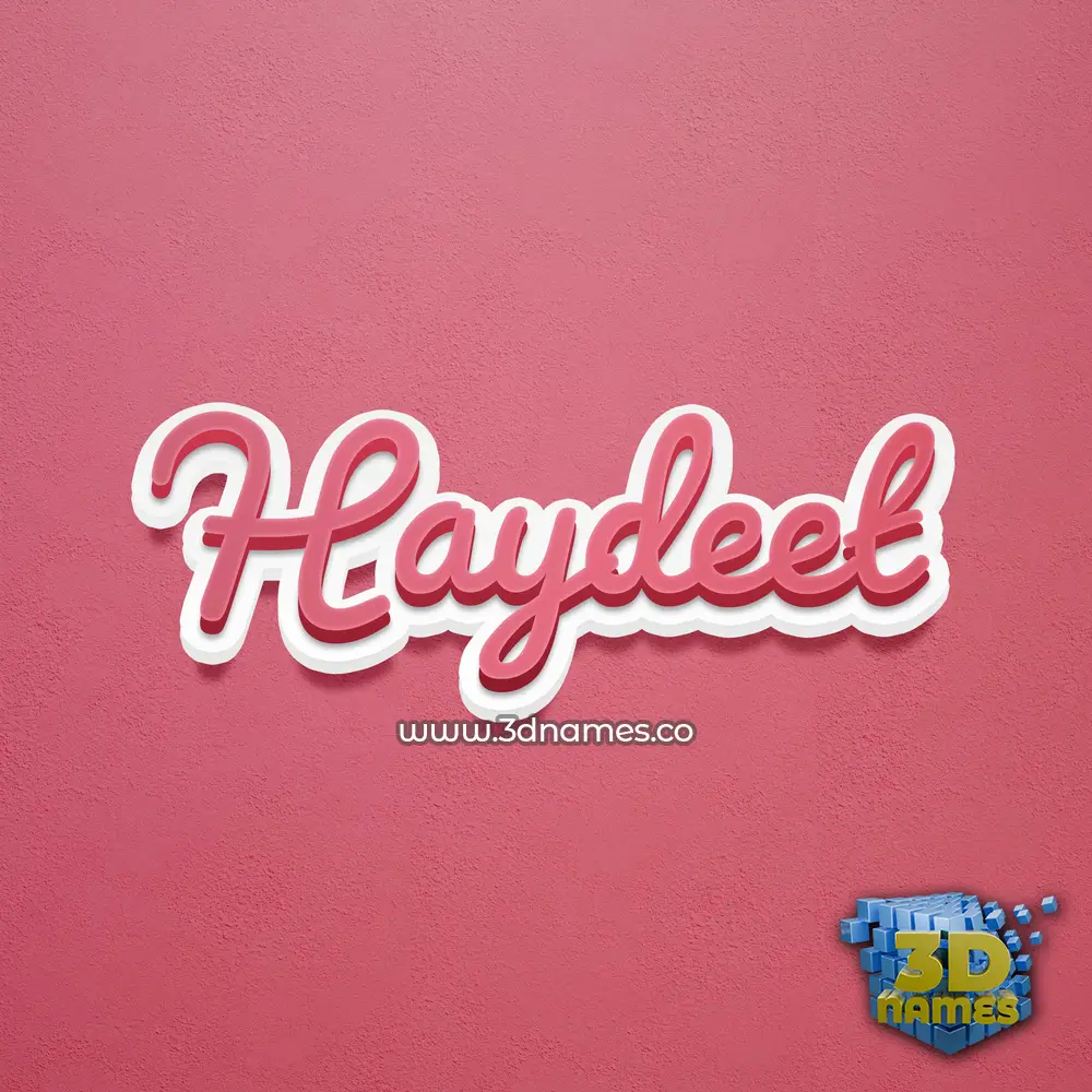 haydeet in Red Scribble style - 3D name wallpaper haydeet in Red Scribble style - 3D name wallpaper